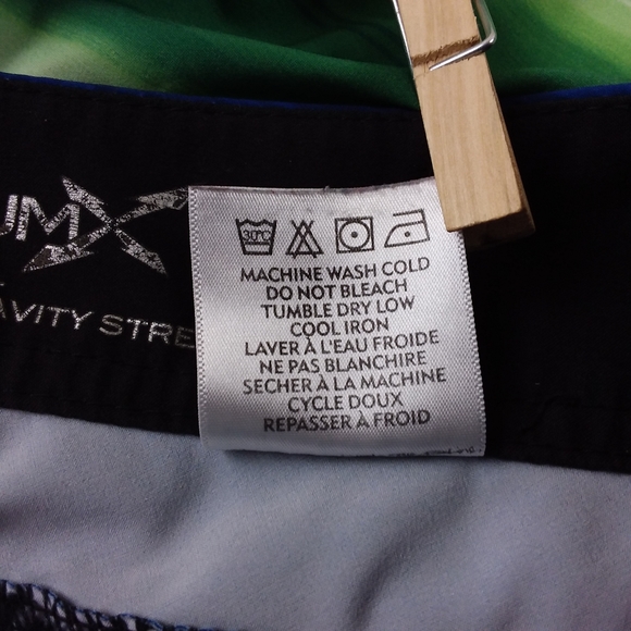 Billabong Platinum-X Board Shorts Drawstring Blue Green Striped Recycler Series - Picture 10 of 10